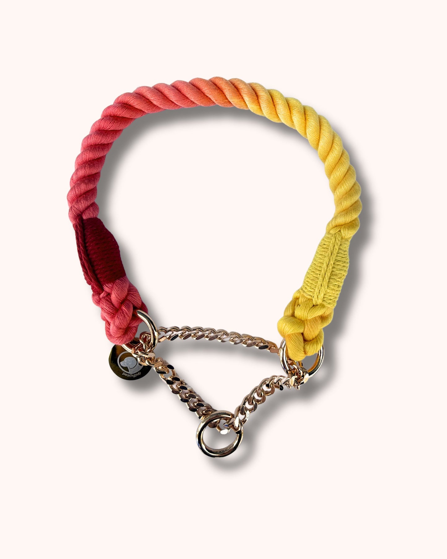Rope Collar - Multicolor Yellow Red