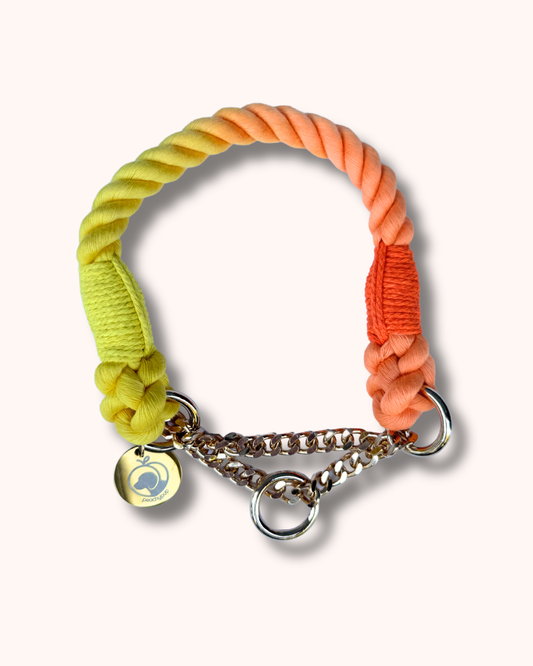 Rope Collar - Multicolor Yellow Orange